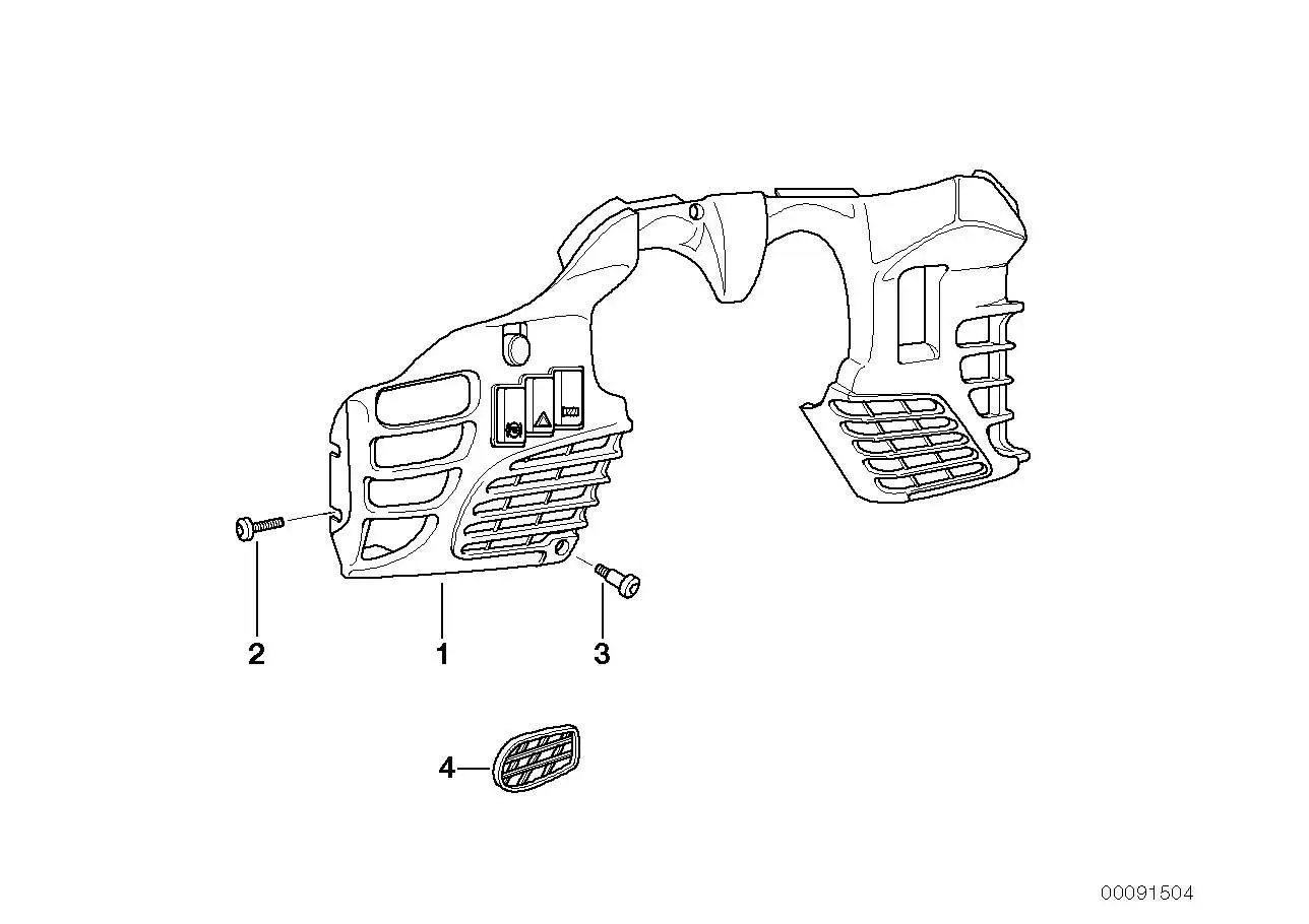 BMW Gitter rechts R22 46632313638