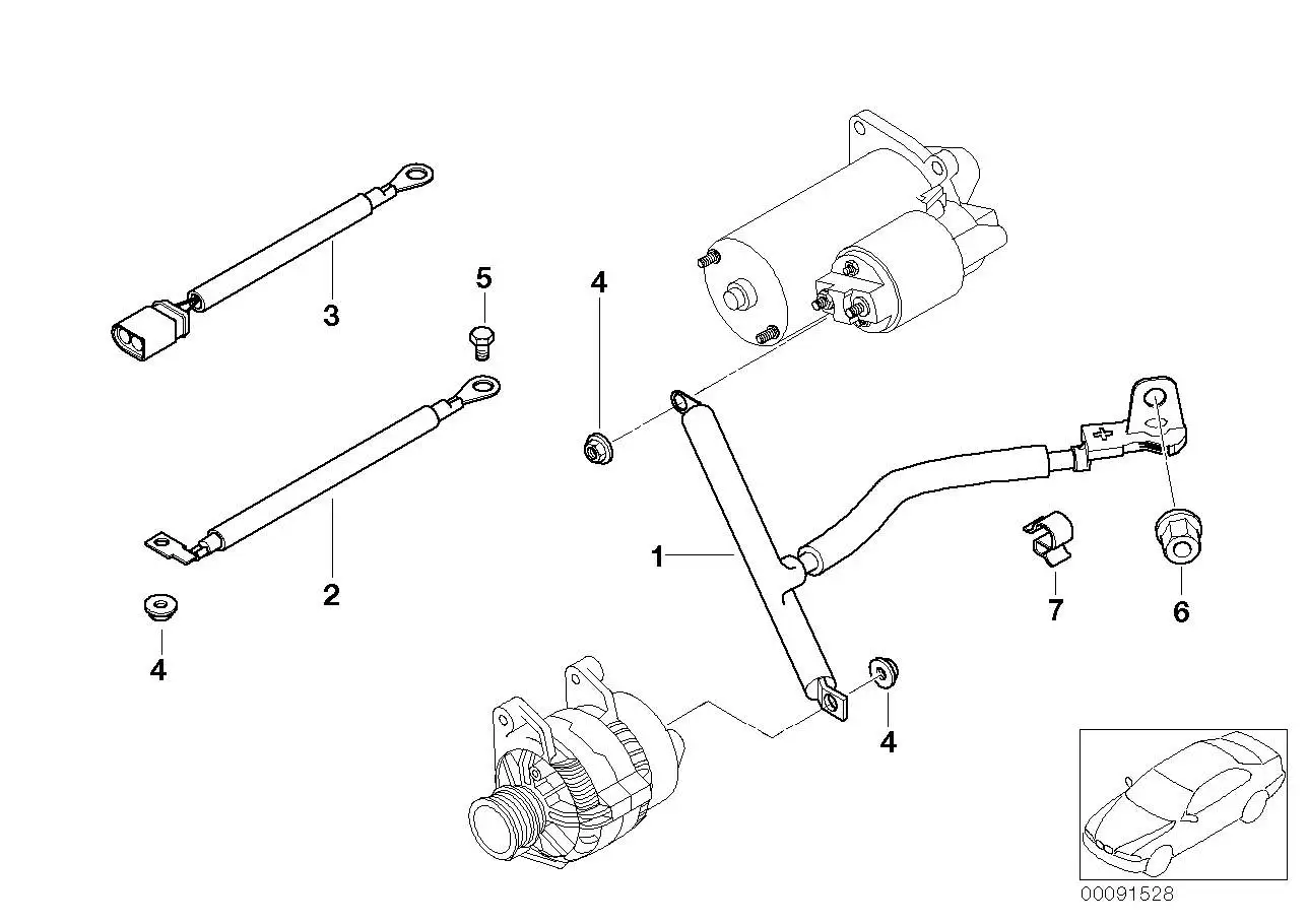 BMW Hutmutter E53 E60 E61 E63 E64 E65 E66 E70 E71 E72 F01 F02 F06