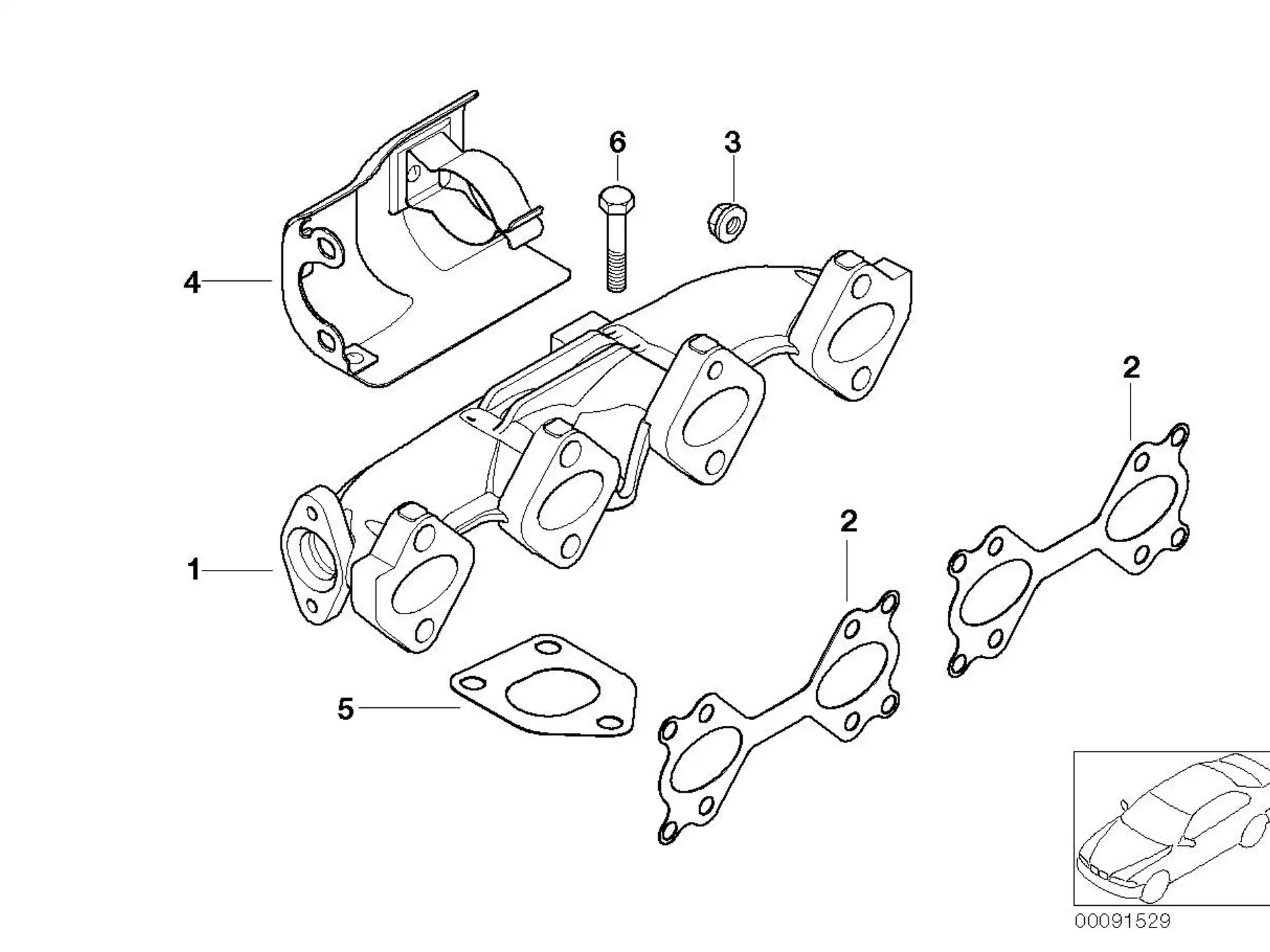 BMW Flanschmutter E38 E39 E46 E53 E60 E61 E63 E64 E65 E66 E70 E71 E83 E87 E90 E91 E92 E93 11627789015