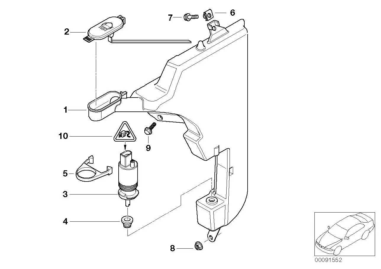 BMW Hochdruckpumpe R50 R52 R53 67128377428