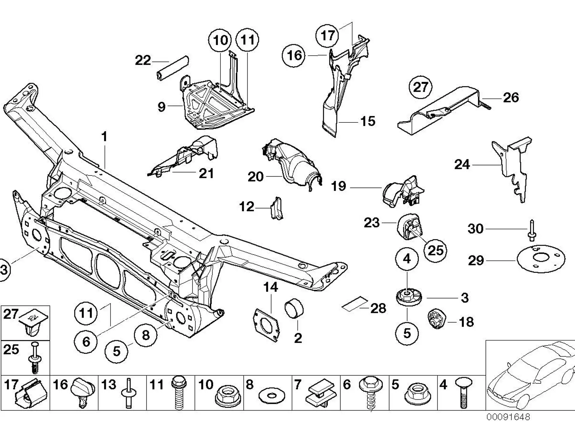 BMW Drehverschluss E39 E46 51718204904