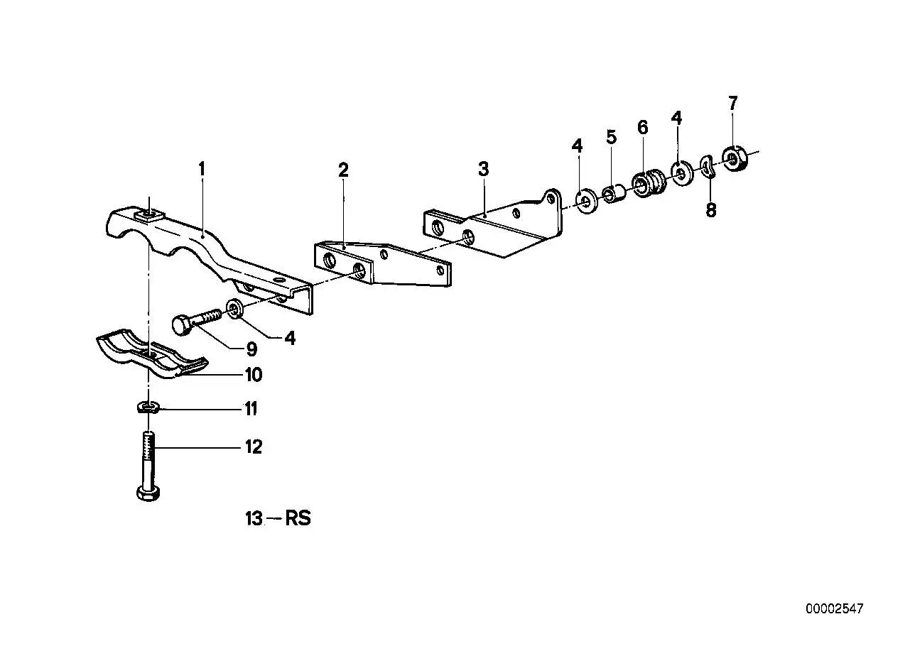 BMW Träger E12 18211102741