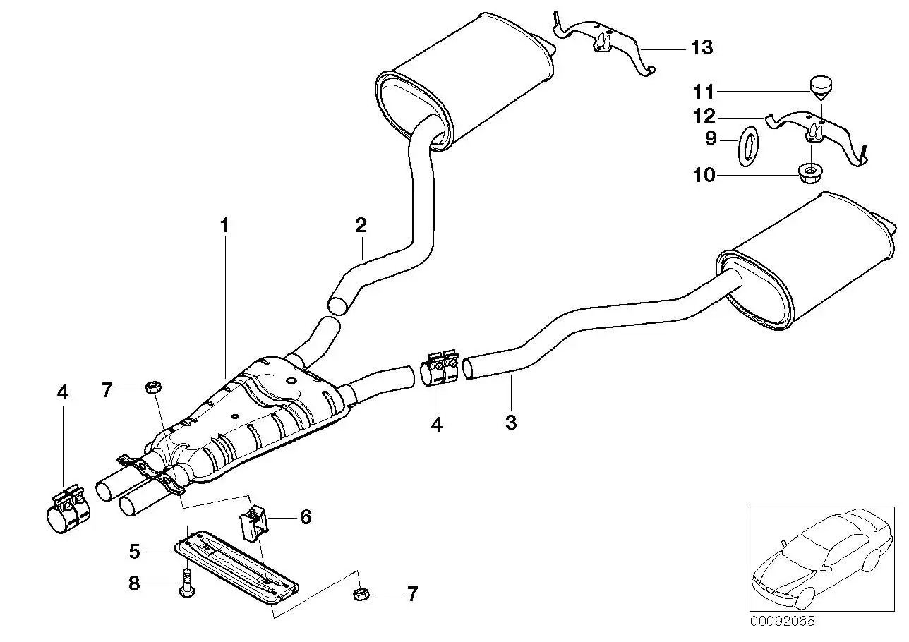 BMW Gummilager E38 18211742854