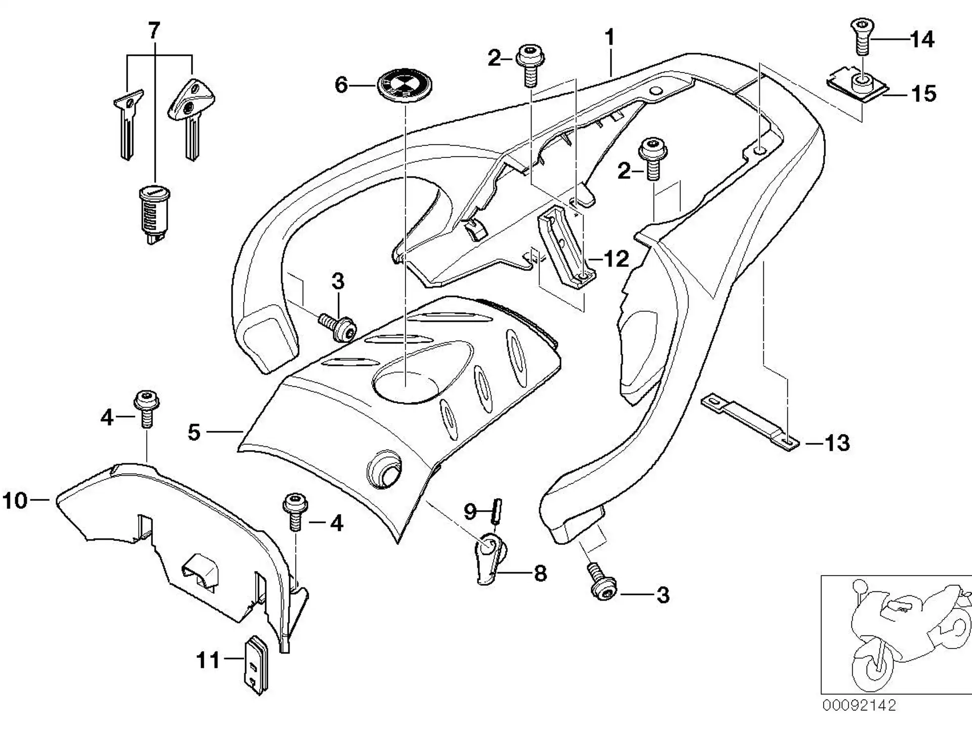 BMW Schliessraste R13 R22 46632313938