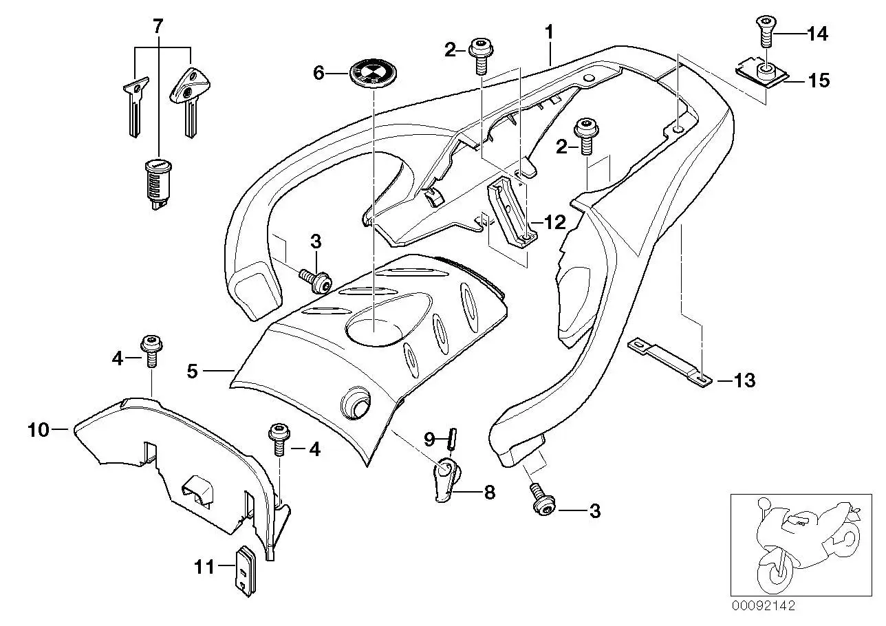 BMW Spannstift K08 K09 K17 K83 K84 R13 R22 07119941417