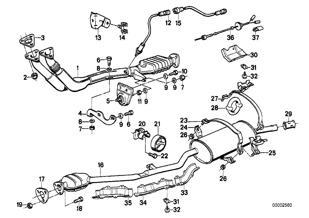 BMW Dichtung asbestfrei E28 E30 18301723887