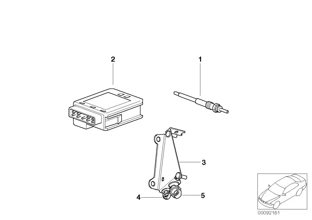 BMW Glühstift E46 E53 E60 E61 E63 E64 E65 E66 E70 E71 E83 E87 E90