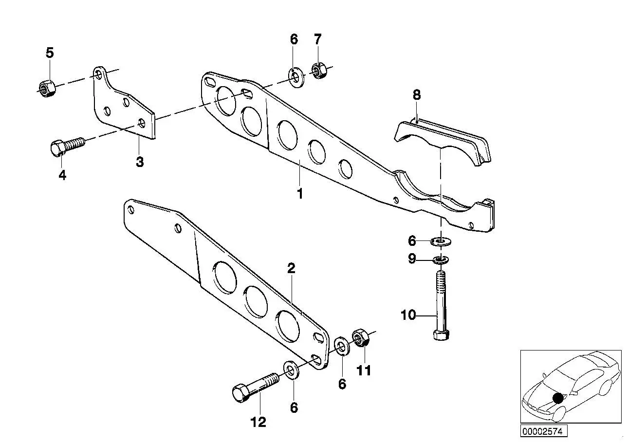 BMW Rohrschelle 18211175021 - Bildposition 08