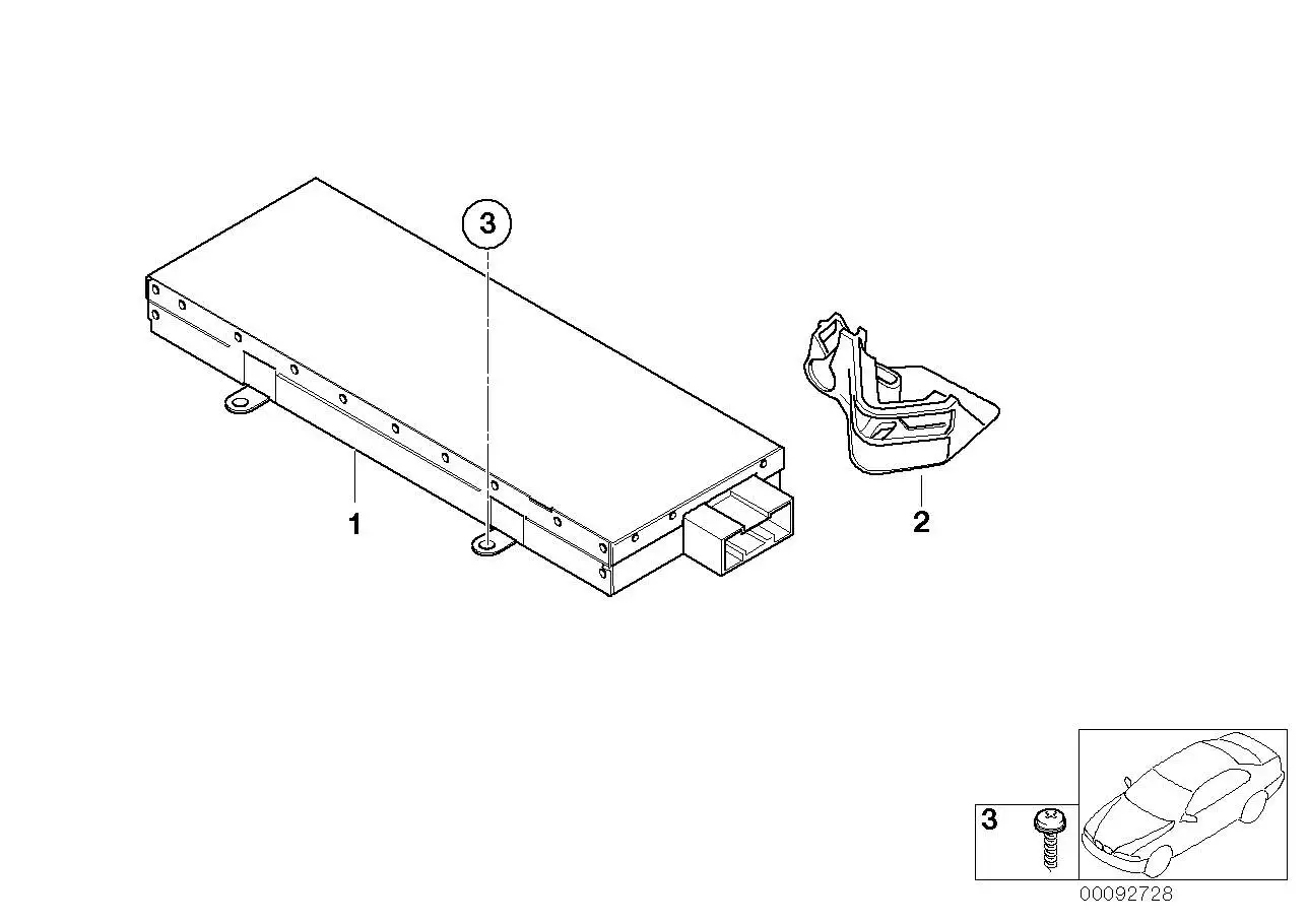 BMW Antennentuner E65 E66 65209145422