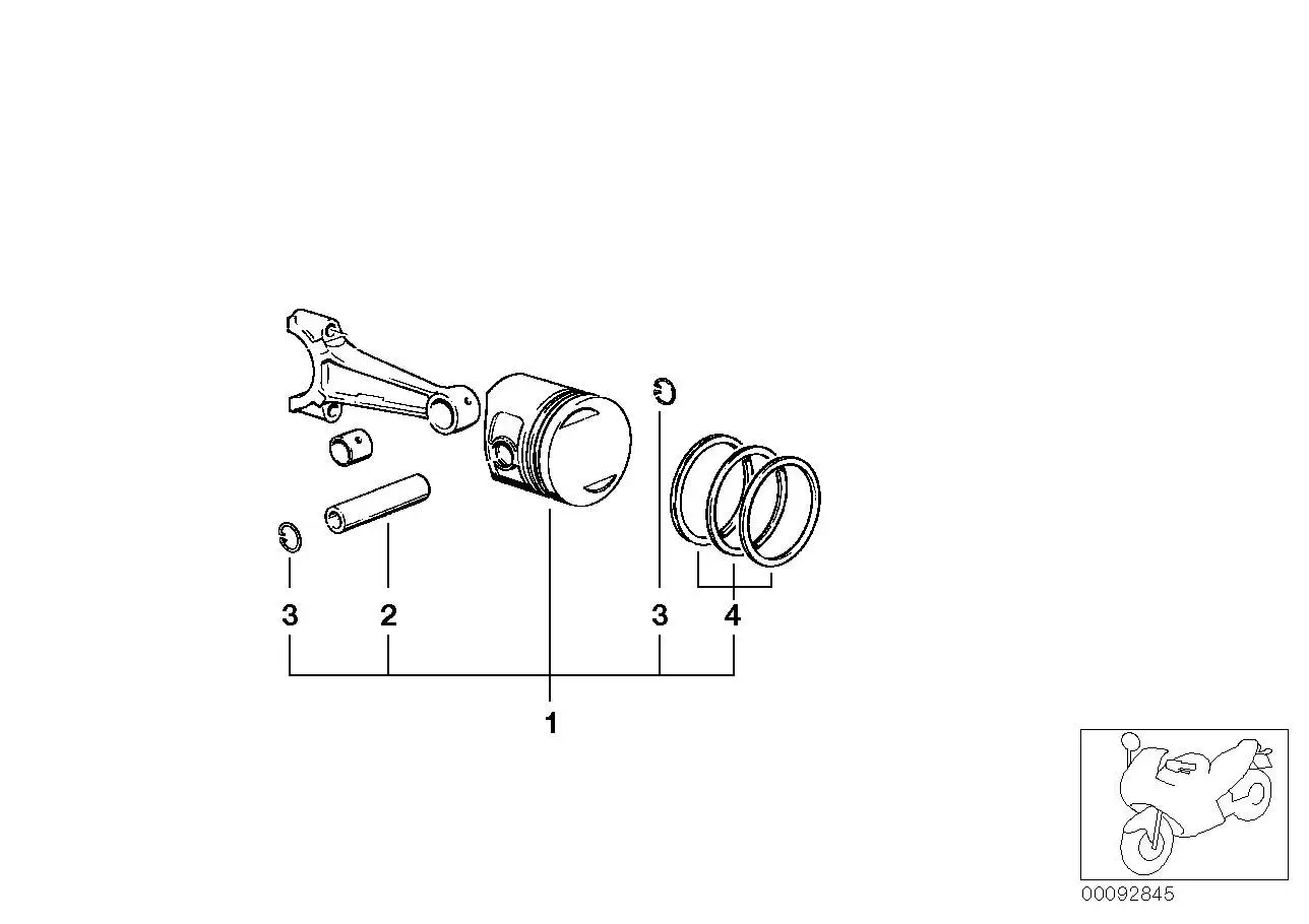 BMW Kolben 11251465284