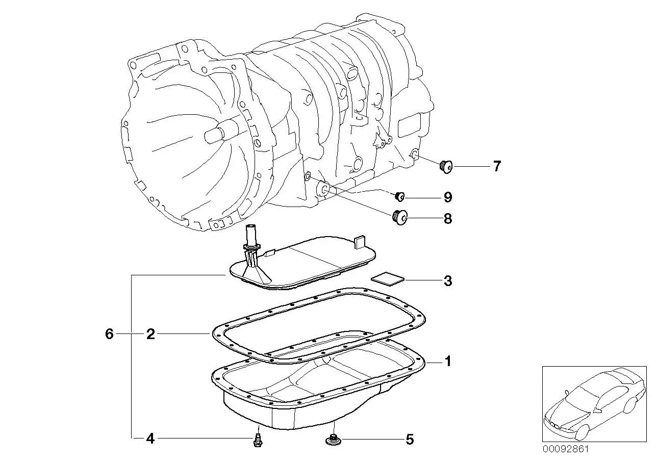 BMW Ölablassschraube E39 E46 E53 E83 24117533937 - 3er E46, 5er E