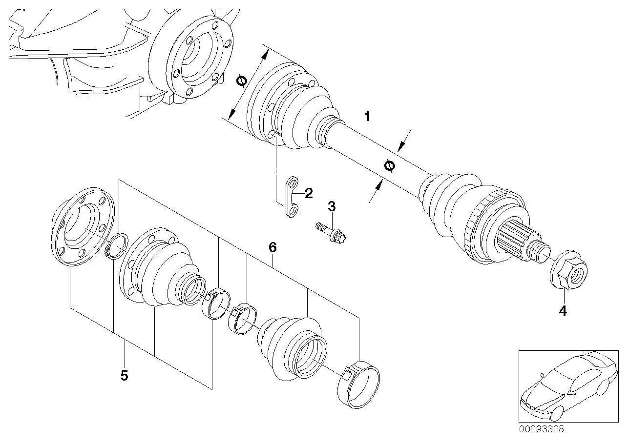 BMW Unterlegblech E31 E38 E39 E60 E61 E63 E64 E82 E90 E92 E93 332