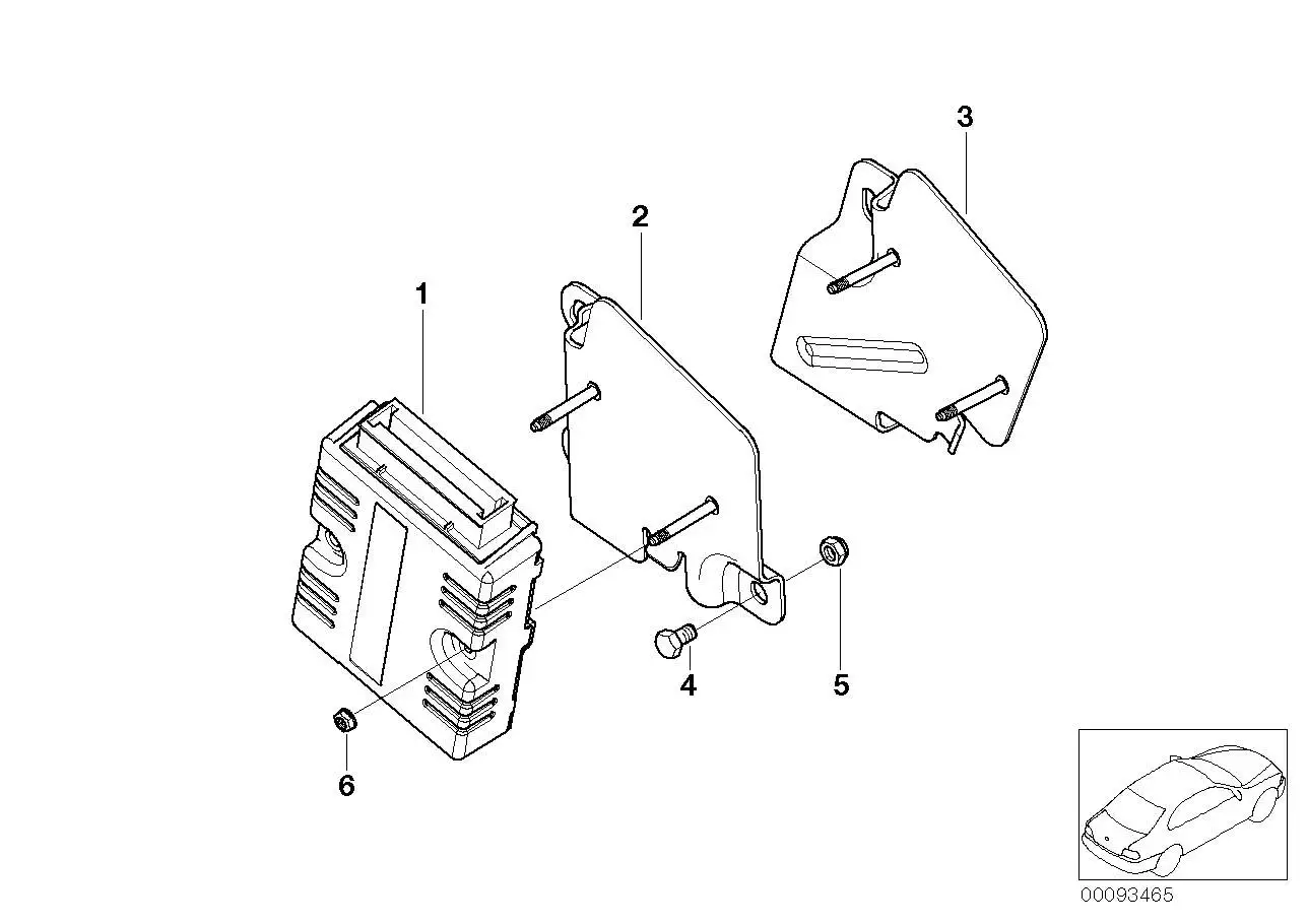 BMW Getriebesignalumwandler R50 R52 24607578242