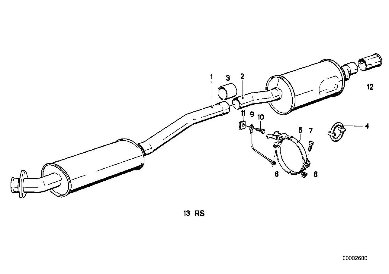 BMW Schelle E12 E28 18211245987 - Bildposition 06