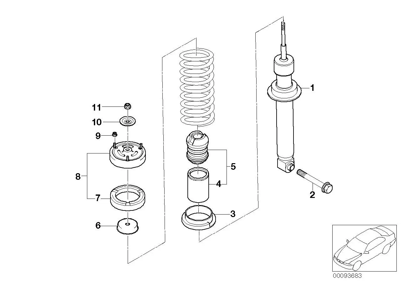 BMW Dämpfer 33536762989 - Bildposition 05