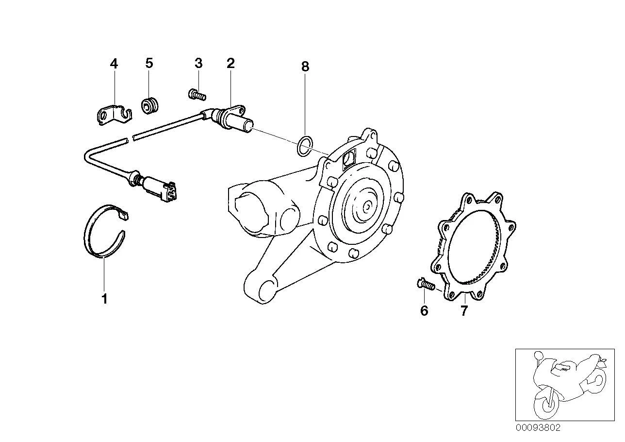 BMW Schraube R22 R28 34212331028
