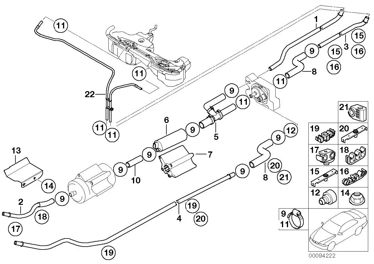 BMW Schutzblech E46 16121183775 - Bildposition 13