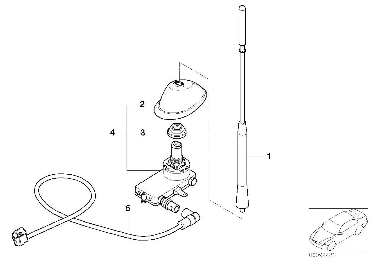 BMW Abdeckkappe R50 R53 65206920280 - Bildposition 02