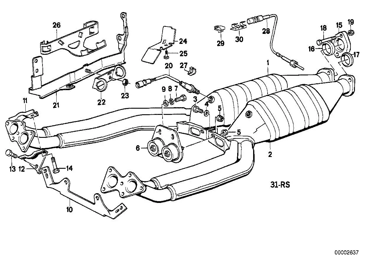 BMW Halter E31 E32 11761716711 - Bildposition 10