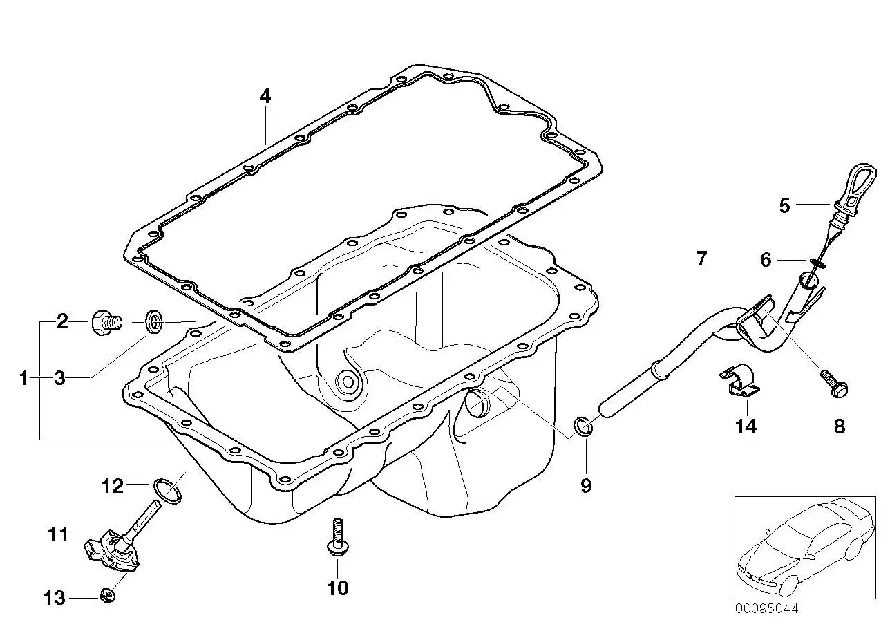 BMW Dichtring E31 E36 E38 E39 E46 E52 E53 E60 E61 E63 E64 E65 E66