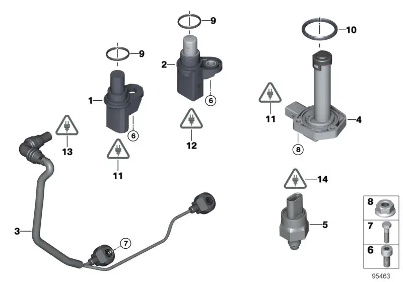 BMW O-Ring A40 E31 E34 E36 E38 E39 E46 E52 E53 E60 E61 E63 E64 E6
