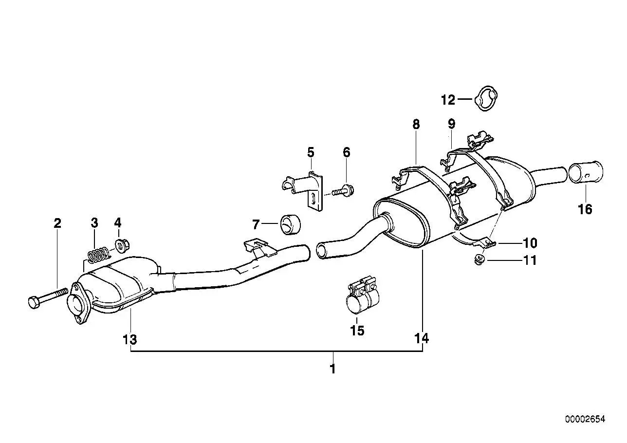 BMW Sechskantschraube E30 E23 E24 E28 E31 E32 E34 E36 E83 F30 F87