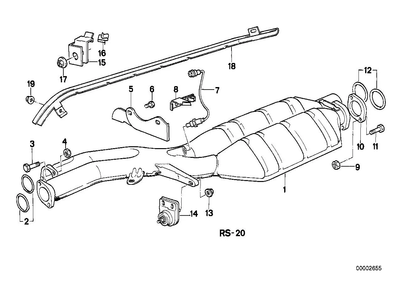 BMW Kabelklemme E24 E31 E32 E34 E36 E38 E39 E52 07149149842 - Bil