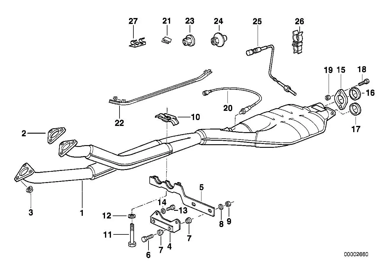 BMW Kabelklemme E24 E32 E34 63171372006 - 5er E34, 6er E24, 7er E
