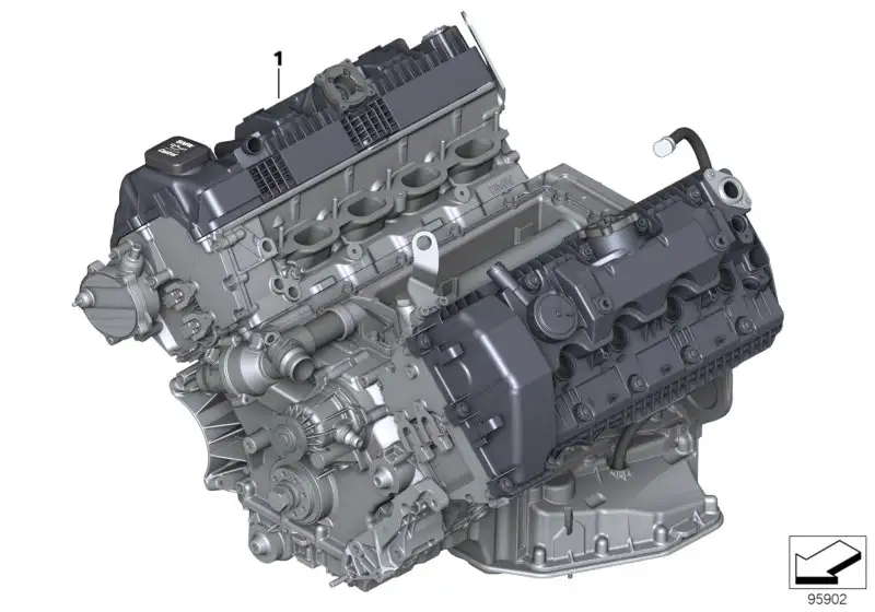 BMW Triebwerk E60 E61 E63 E64 E65 E66 11000439108