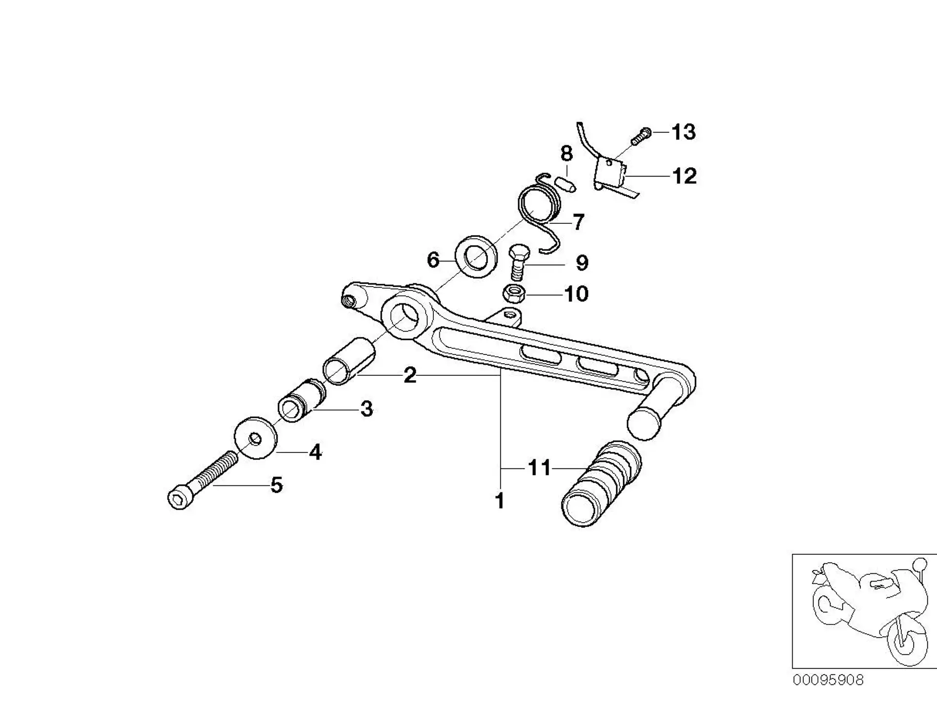 BMW Lagerbuchse K70 K71 K72 K73 K75 R22 R28 35212338162