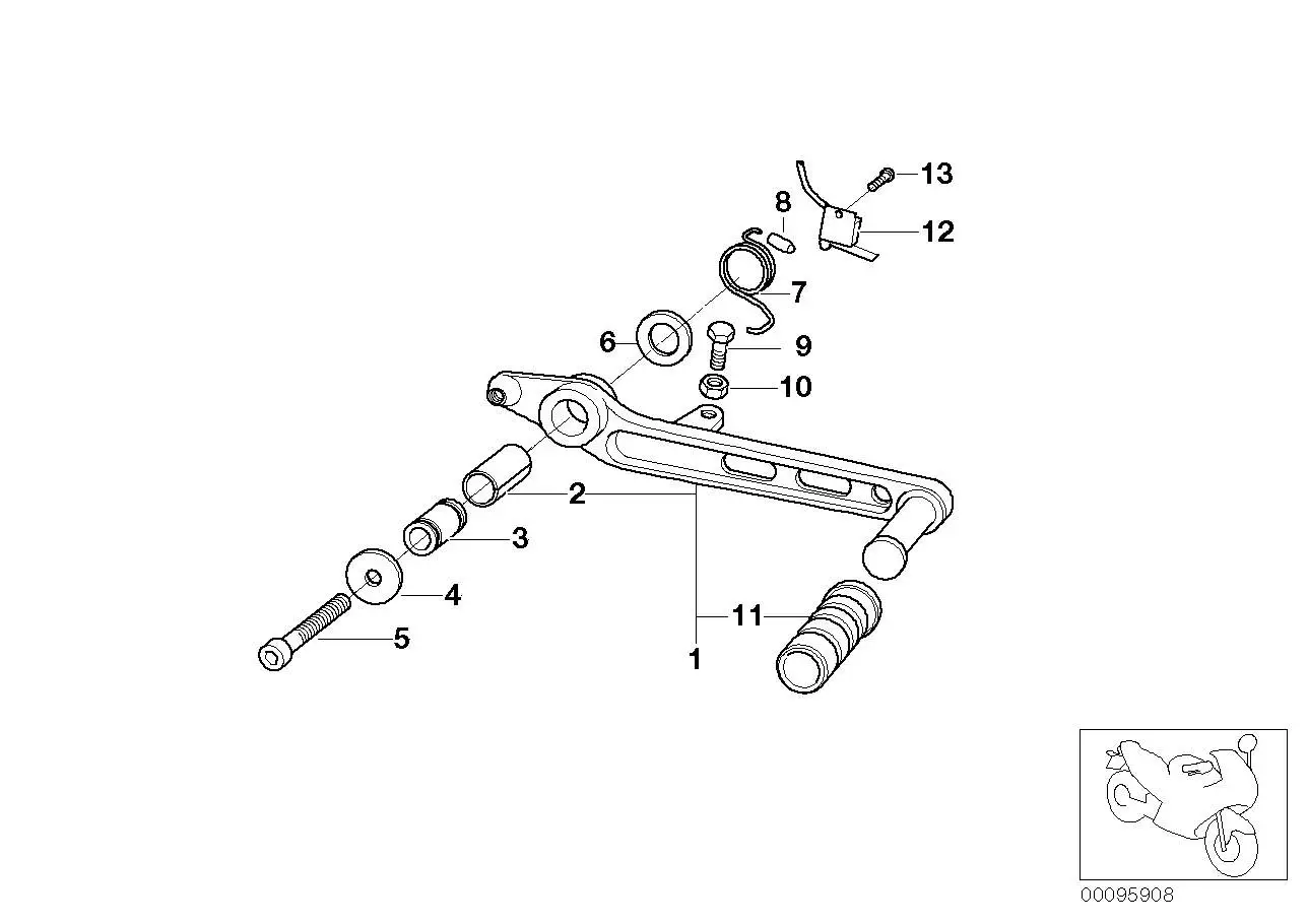 BMW Fussbremshebel 35217658243 - Bildposition 01