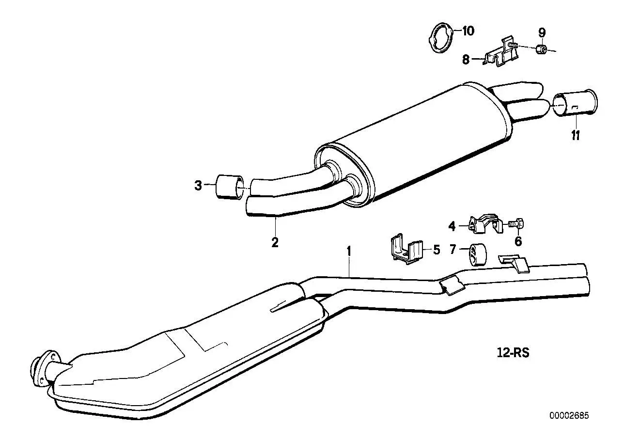 BMW Halterung E30 18212242683 - Bildposition 08