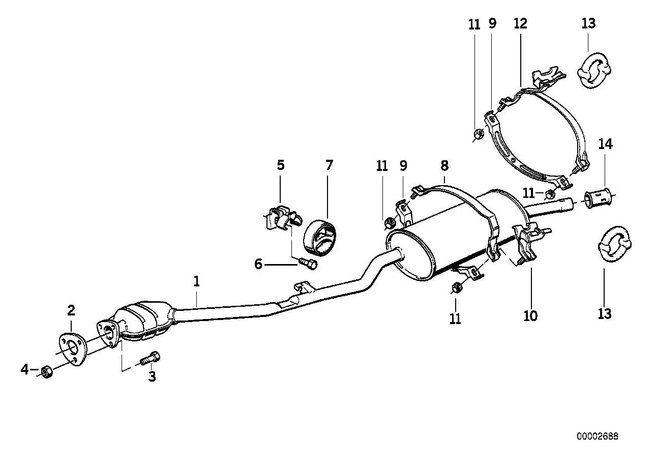 BMW Bügel E30 18201707925 - Bildposition 08