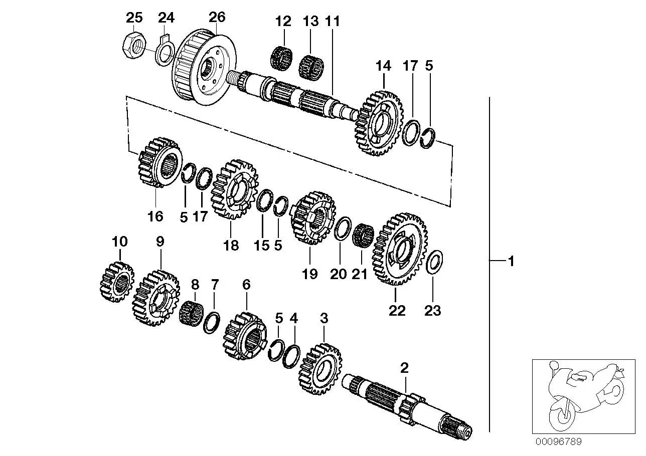 BMW Bundmutter 11117679162
