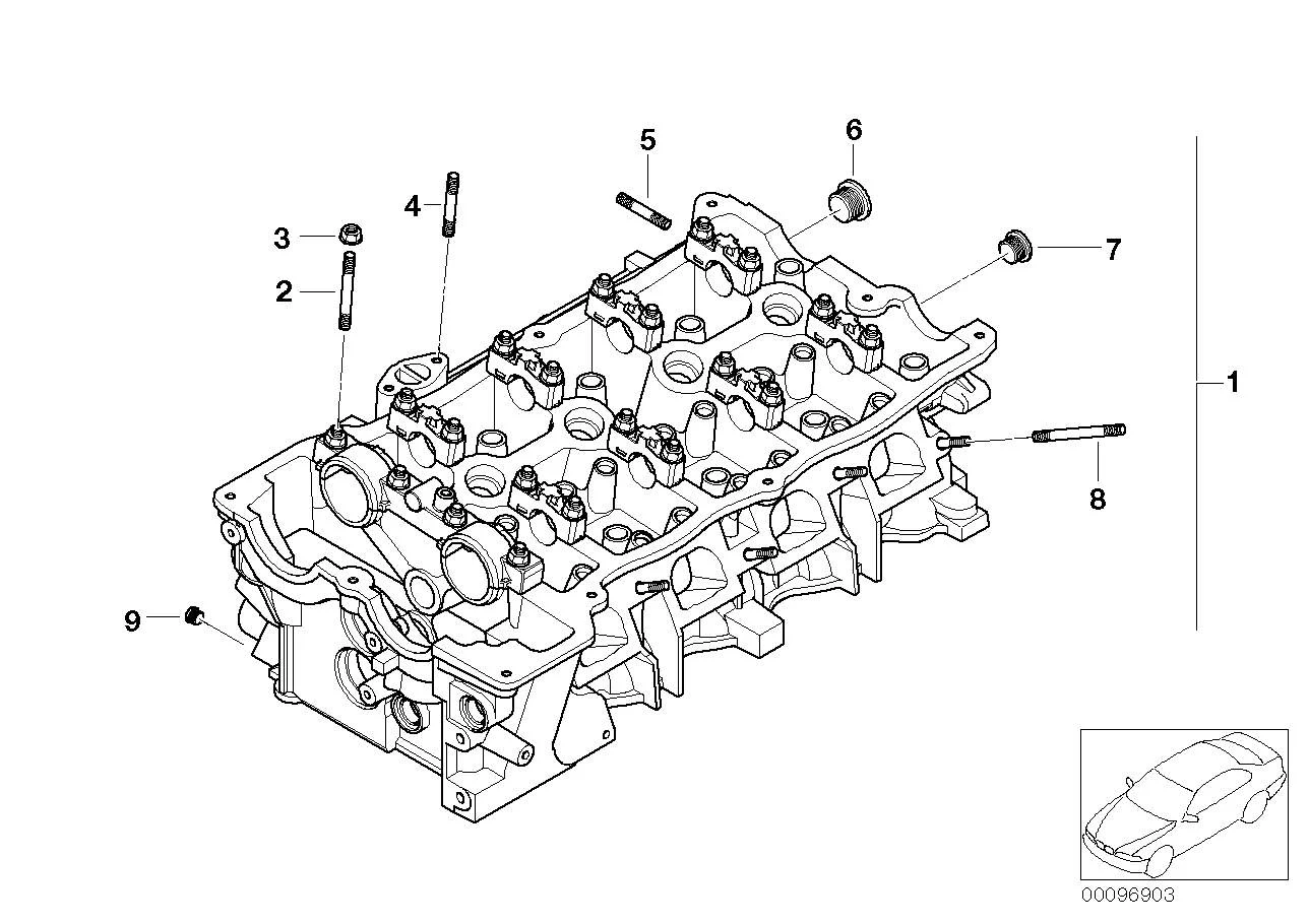 BMW Stiftschraube E46 E60 E61 E81 E82 E83 E84 E85 E87 E88 E90 E91 E92 E93 07129906003
