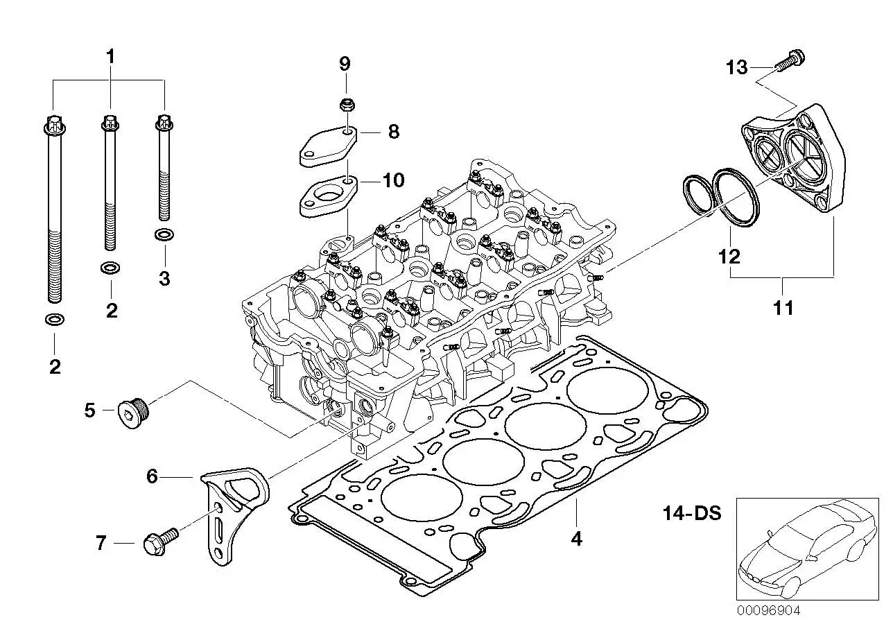 BMW Verschlussschraube mit Dichtring E46 E60 E61 E63 E64 E65 E66