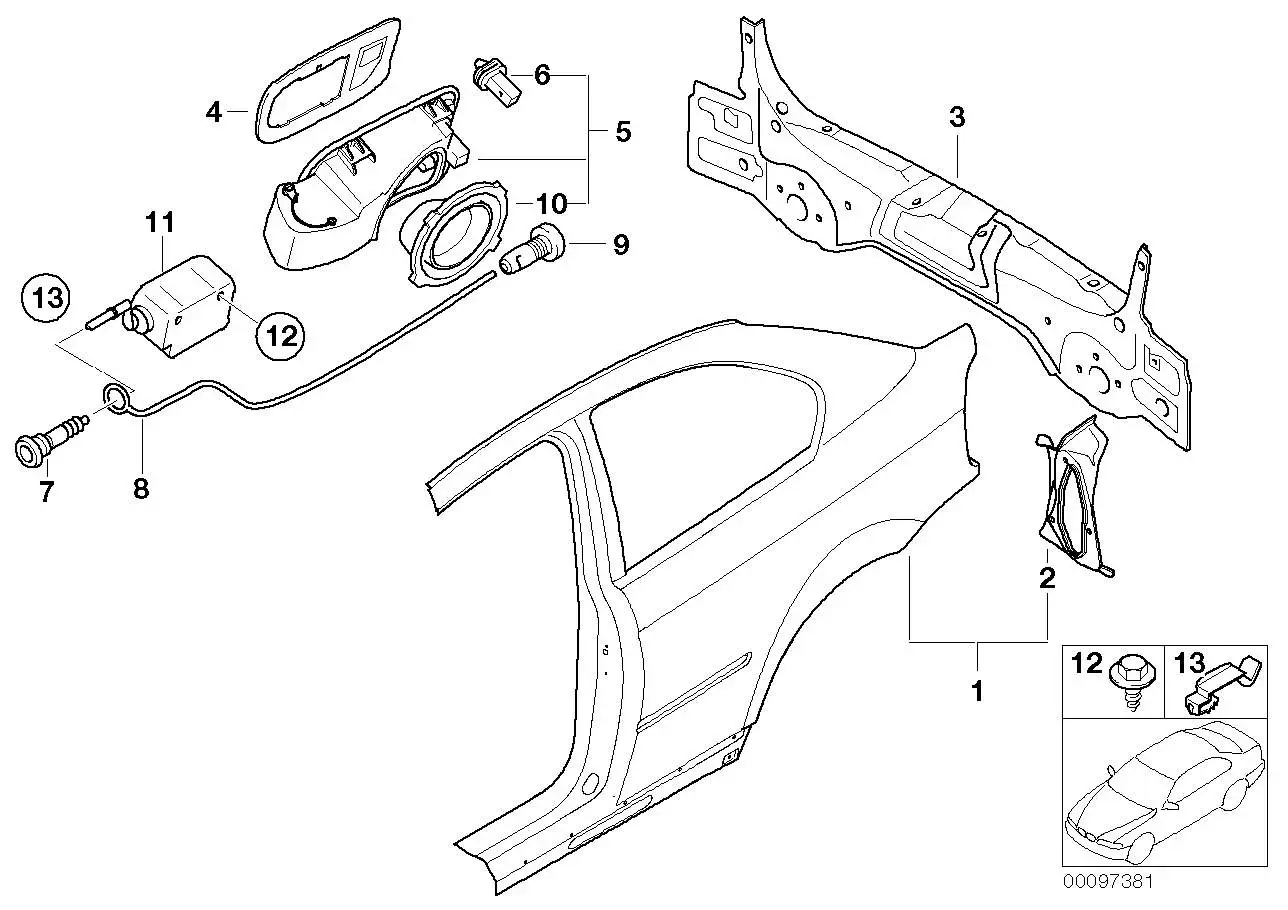 BMW Hülse E46 E63 E64 E65 E66 E83 E85 E86 51257026135