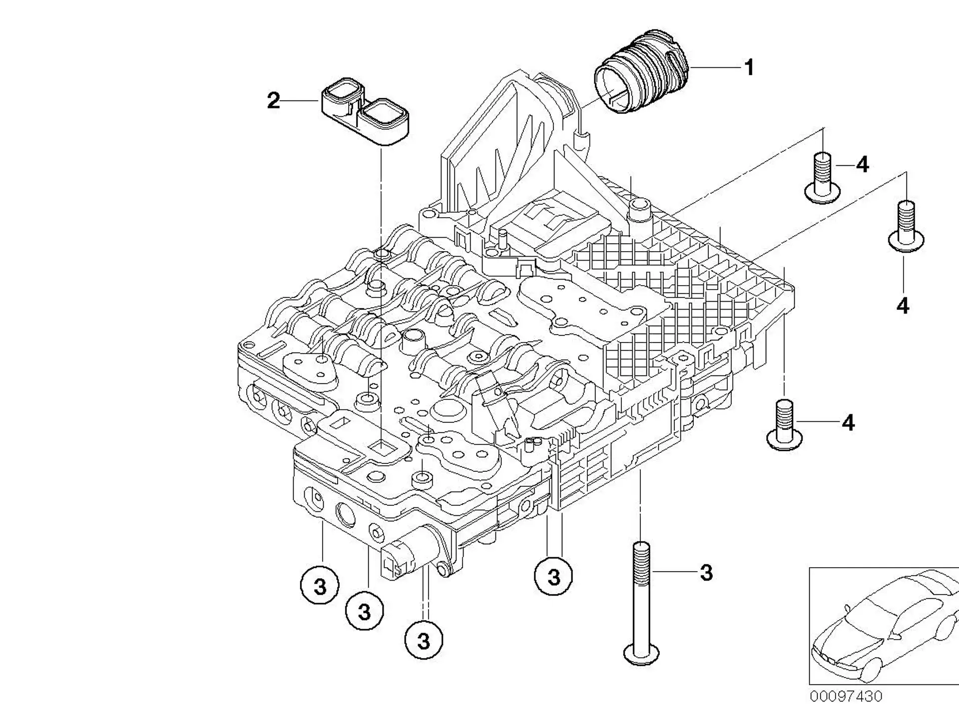 BMW Adapter E53 E60 E61 E63 E64 E65 E66 E70 E71 E83 E90 E91 E92 E93 F01 F02 24347571211