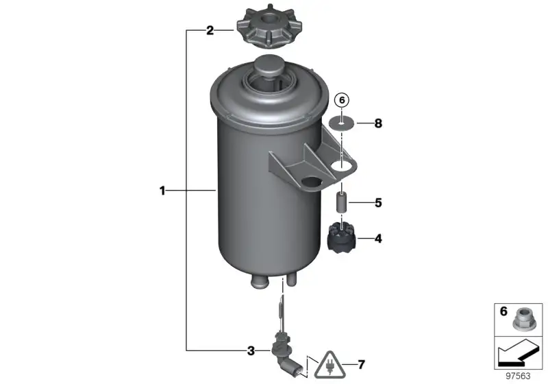 BMW Ölbehälter E70 E71 F15 F16 F85 F86 32416782286