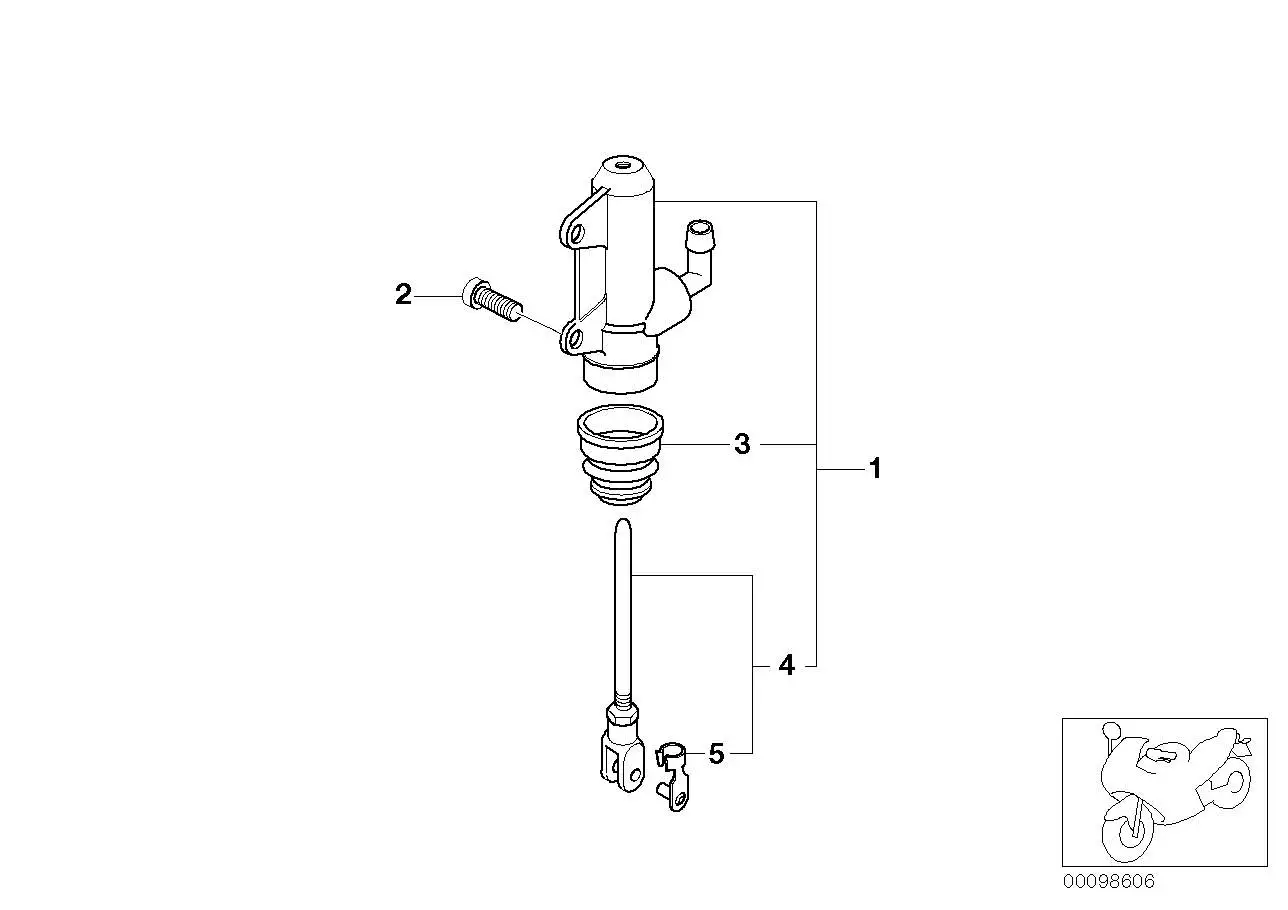 BMW Druckstange K70 K71 K72 K73 K75 K80 K81 K82 34317706459 - Bil