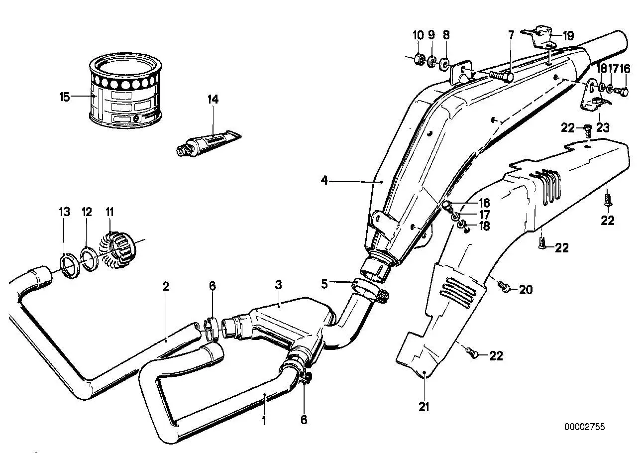 BMW Halter 46631451463