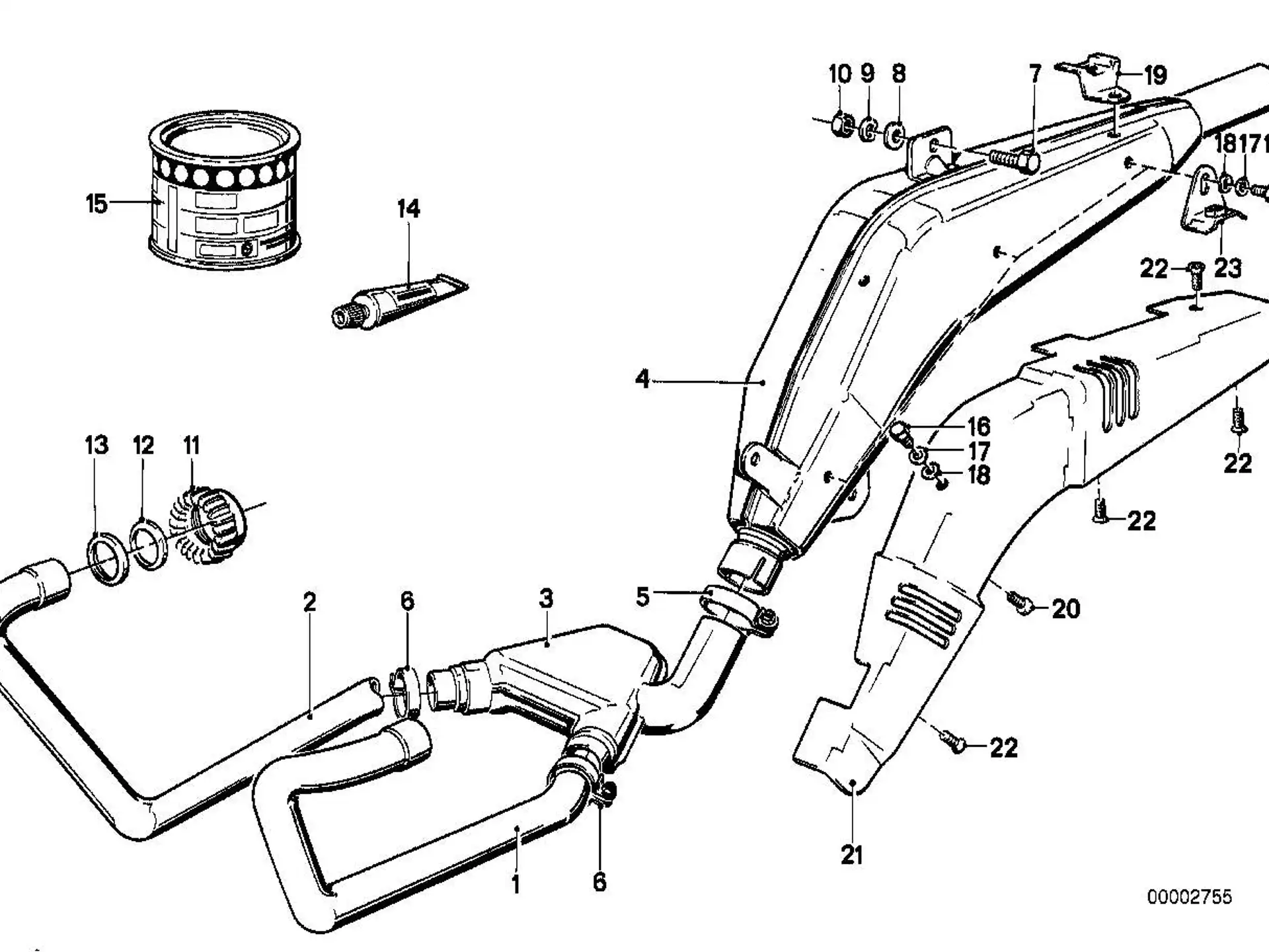 BMW Halter 46631451465