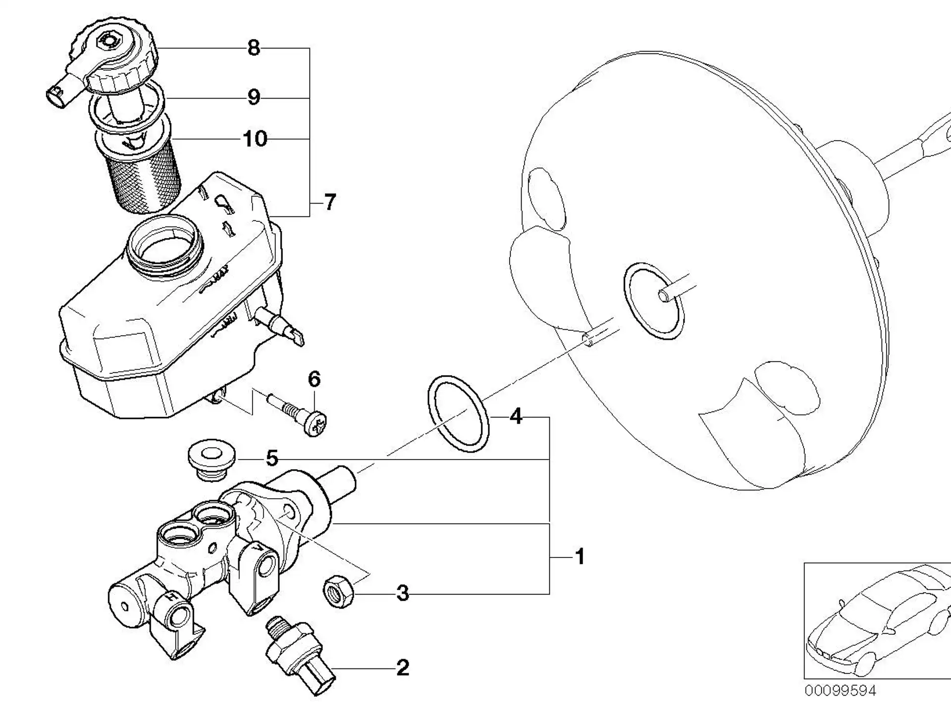 BMW DSC-Drucksensor E46 E60 E61 E63 E64 E85 34521164458