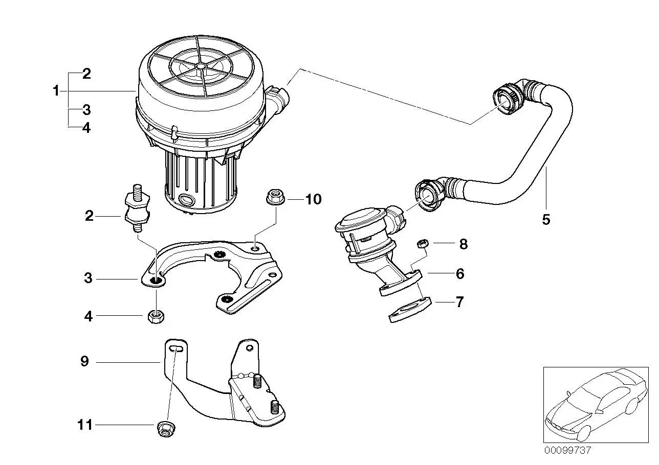 BMW Gummilager E46 E60 E61 E63 E64 E65 E66 E83 E84 E85 E86 E90 11