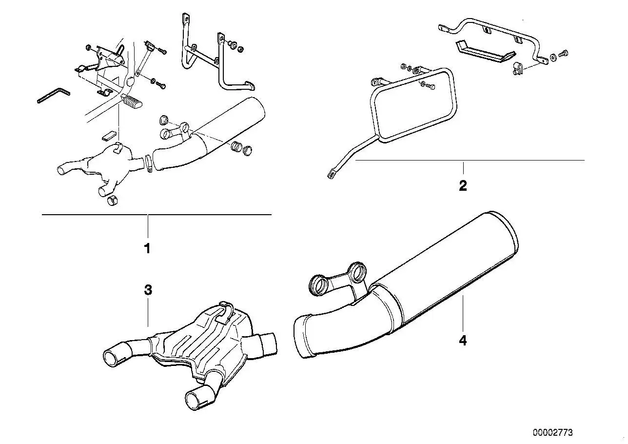 BMW Vorschalldämpfer 18121338724