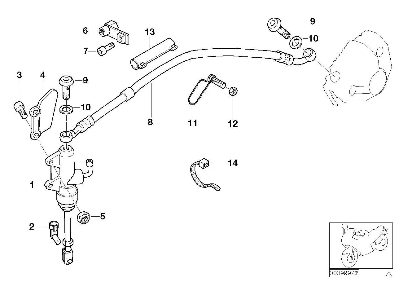 BMW Bremsschlauch Stahlflex R21A 34327677201 - Bildposition 08