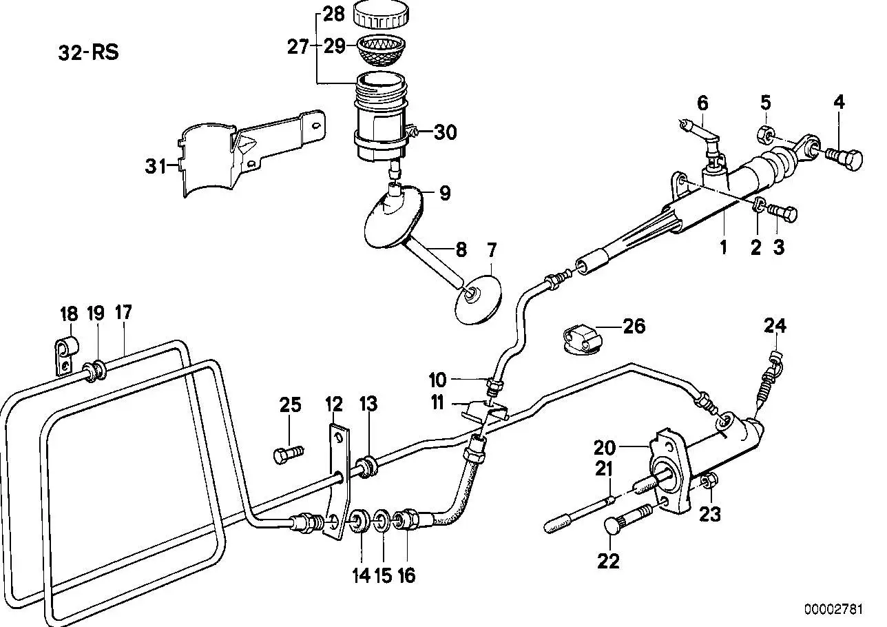 BMW Druckstange E32 E34 21521159333 - Bildposition 21