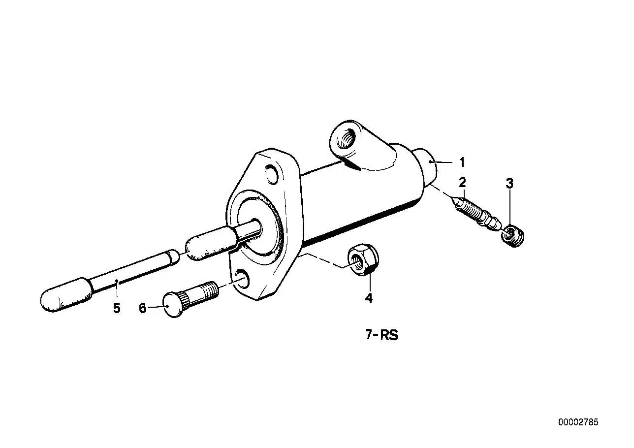 BMW Kupplungsnehmerzylinder E30 E12 E21 E24 E28 21521157212 - 3er
