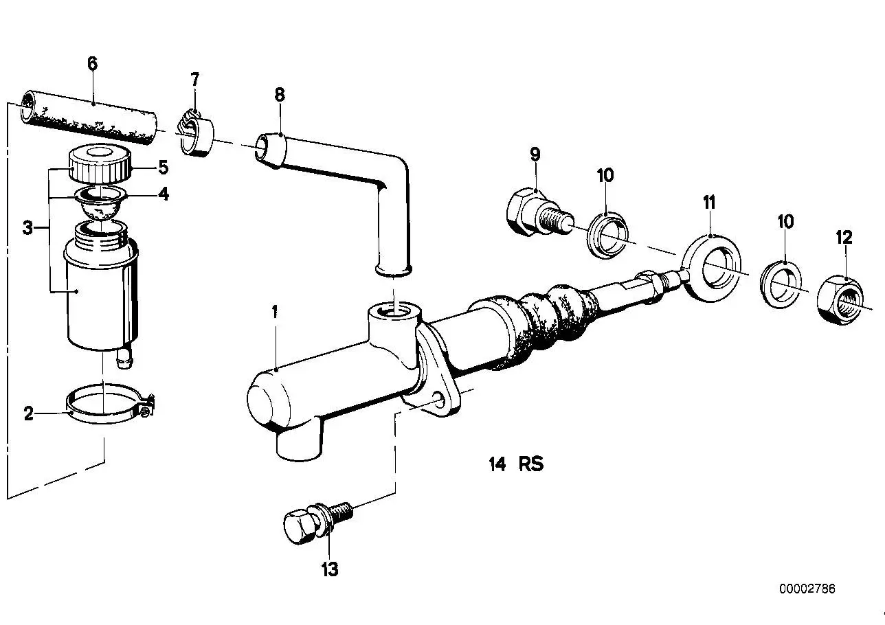 BMW Ausgleichsbehälter E36 E12 E21 E23 E24 E28 E30 E31 E32 E34 21