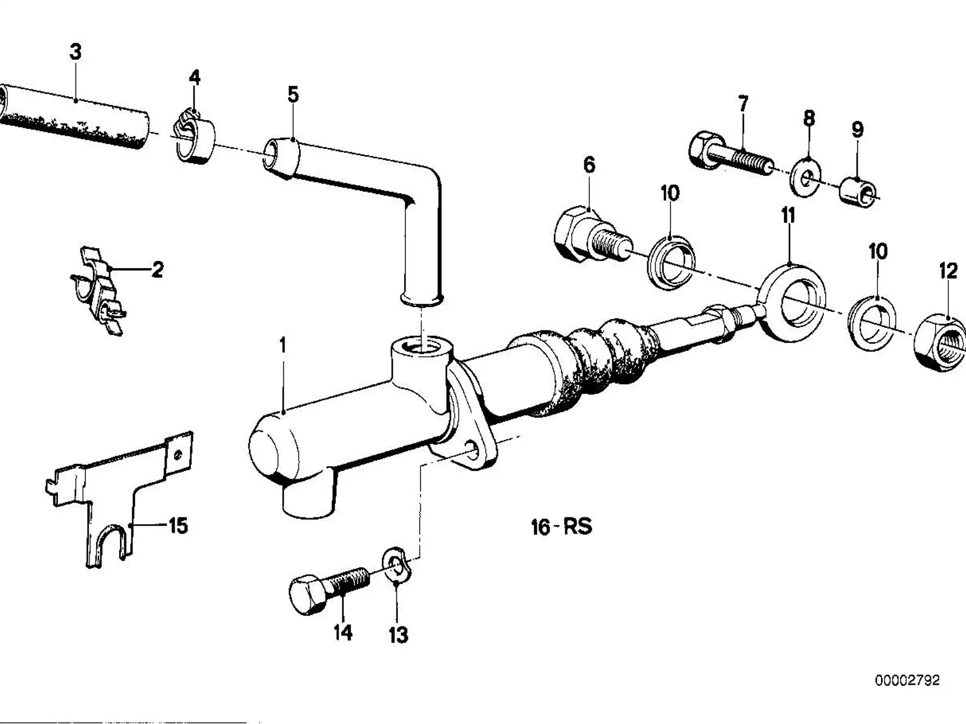 BMW Anschlussstück E12 E21 E23 E24 E28 34321102282